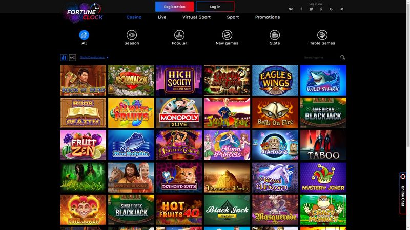 Fortune Clock Casino Site In-depth Review